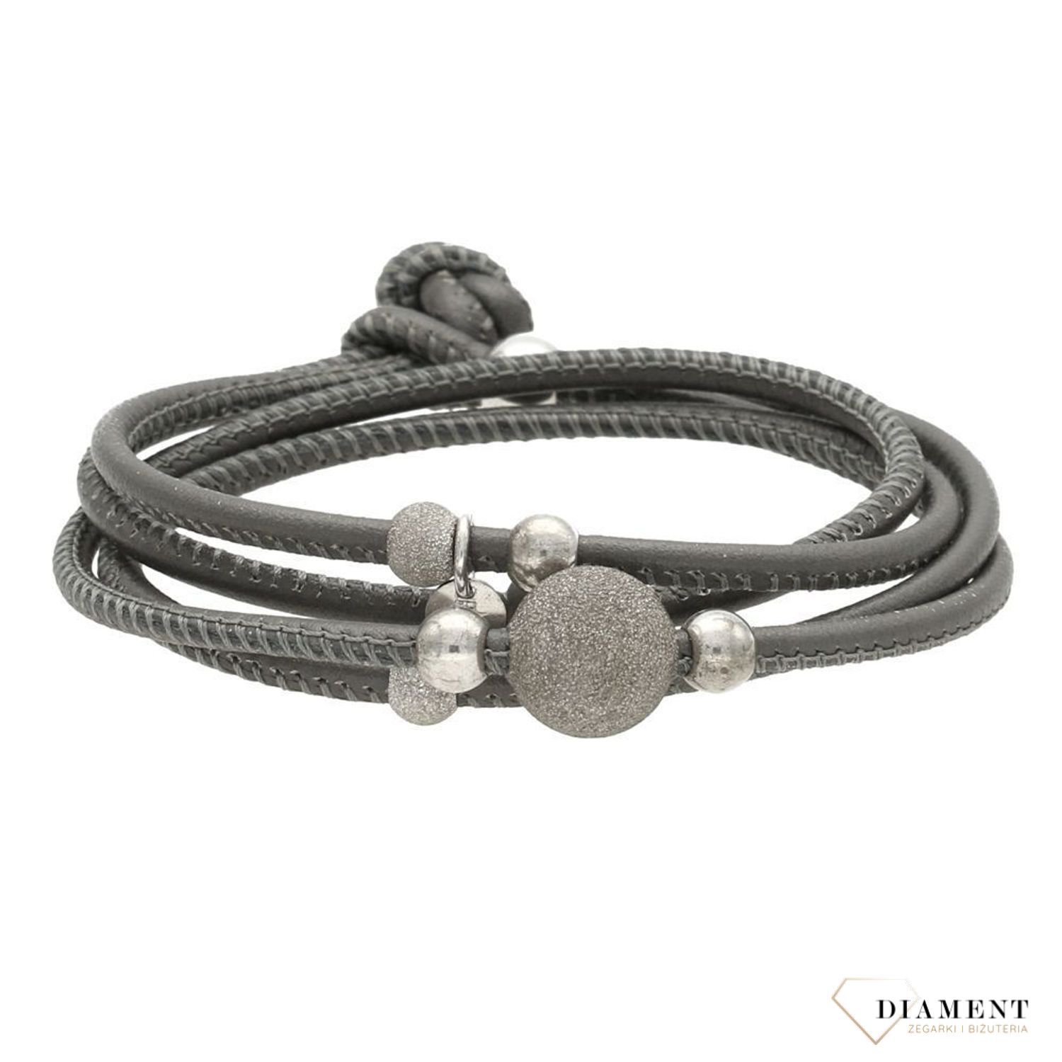 Bransoletka damska wykonana z wysokiej jakości skóry naturalnej. Bransoletka damska podwójna. Damska bransoletka idealna na prezent..jpg